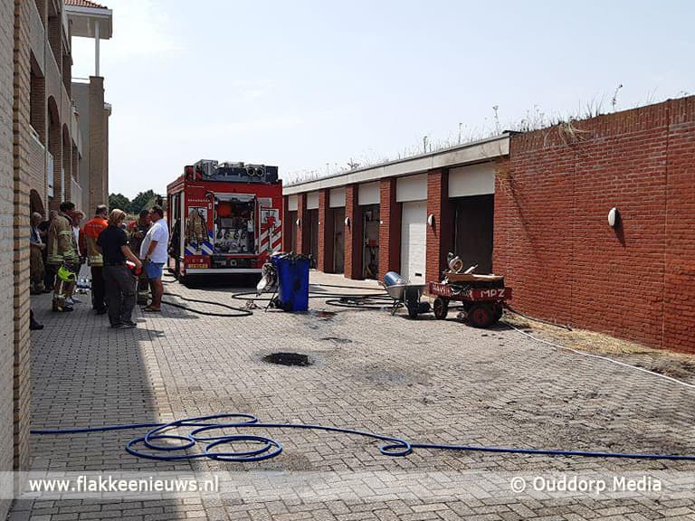 Brandweer rukt uit voor natuurbrand