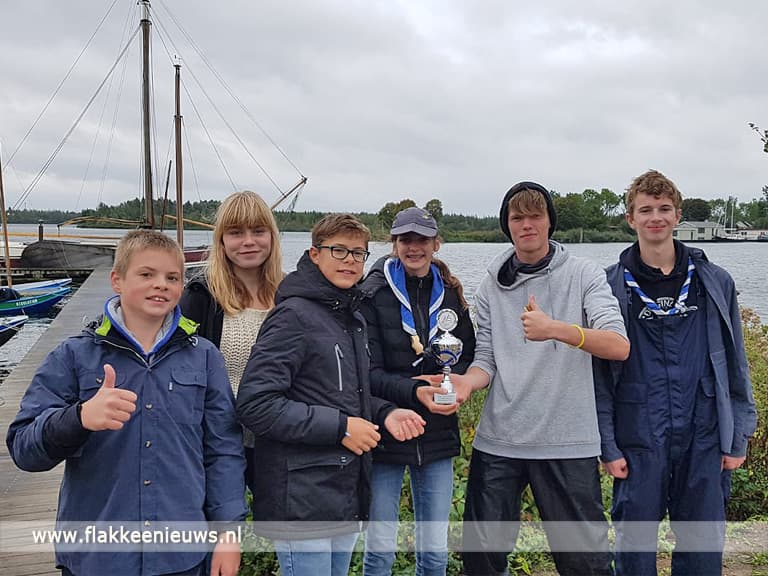 Waterscouts behalen 2e plaats op Landelijke Scouting Zeilwedstrijden