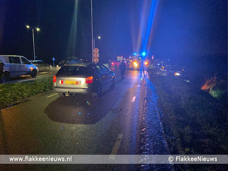 Drie slachtoffers bij aanrijding N215