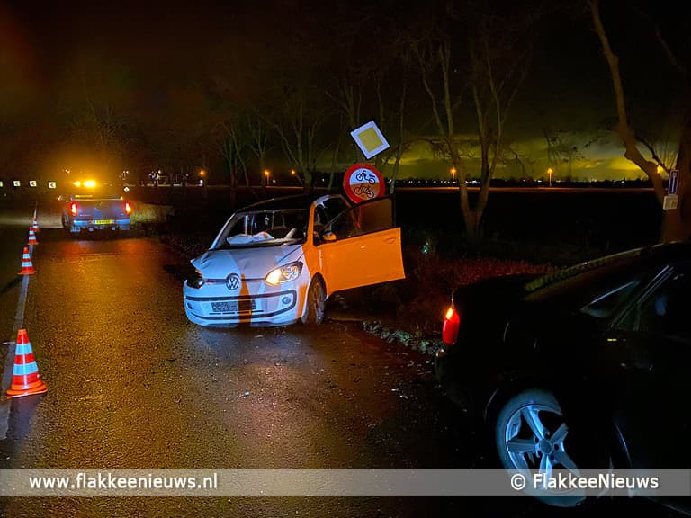 Frontale botsing op Langeweg Ooltgensplaat