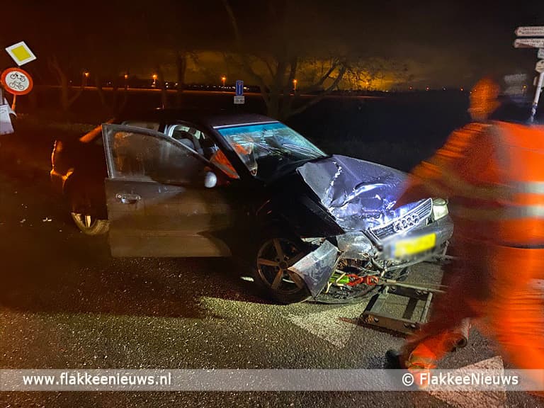 Frontale botsing op Langeweg Ooltgensplaat