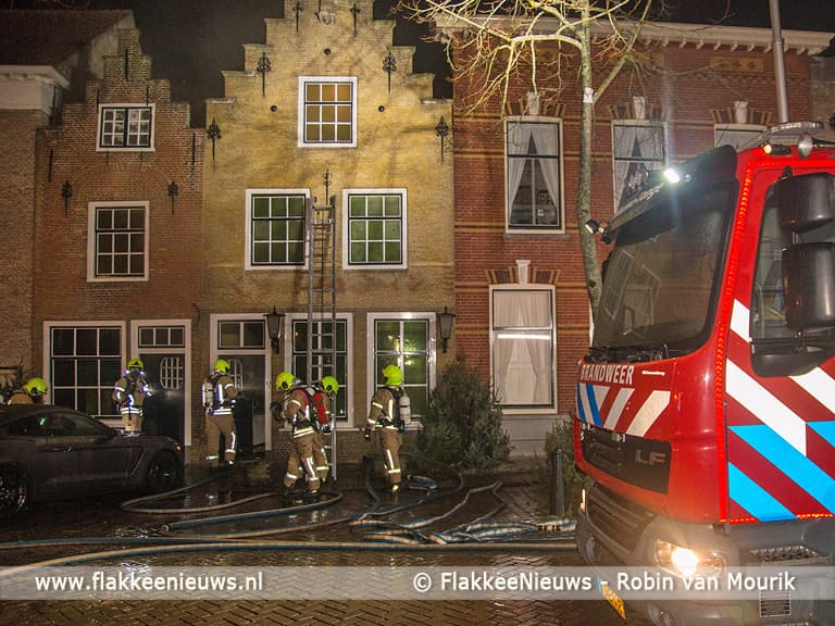 Gebouwbrand Voorstraat Middelharnis