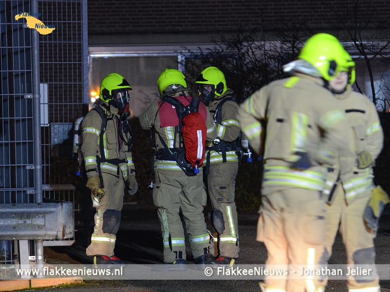 Brandweer rukt uit voor lekkende opslagtank