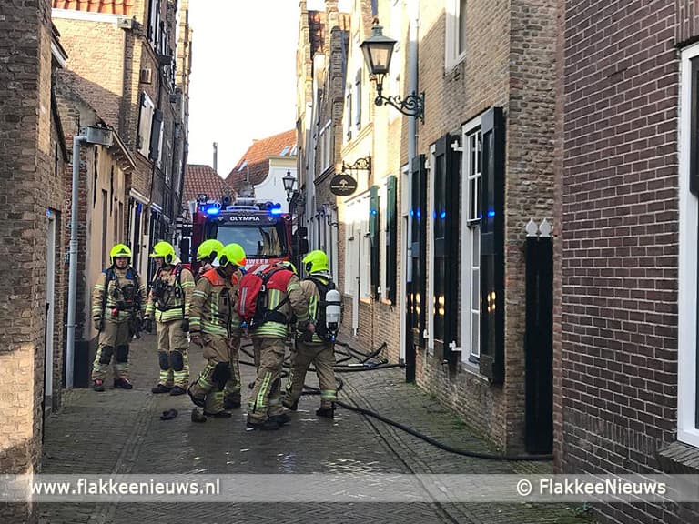 Brand in monumentaal pand Sommelsdijk
