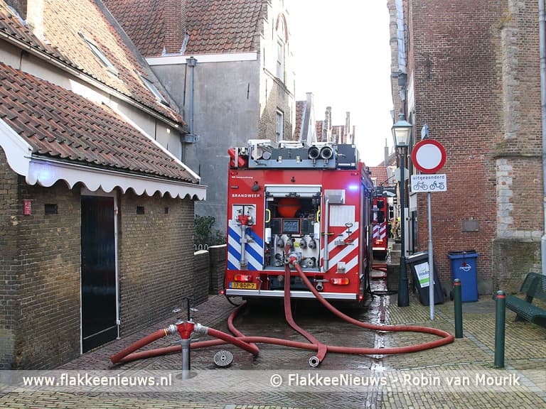 Brand in monumentaal pand Sommelsdijk