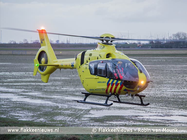Bestuurder zwaargewond bij eenzijdig ongeval