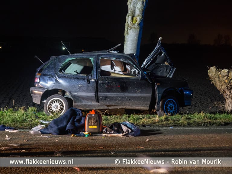 Ernstig eenzijdig ongeval Dirksland