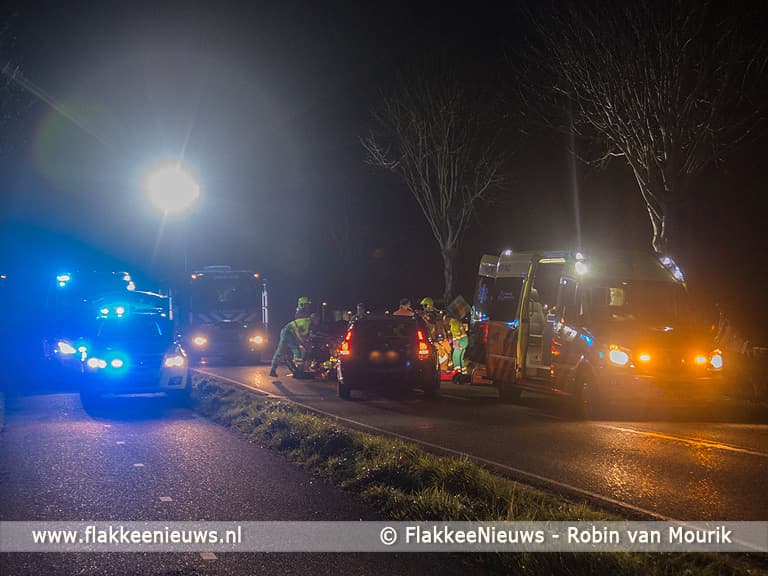 Ernstig eenzijdig ongeval Dirksland