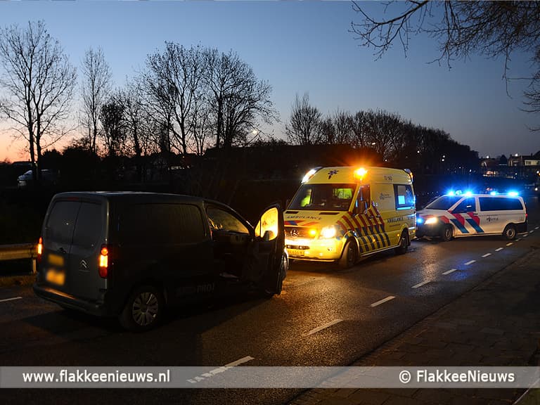 Aanrijding met voetganger in Dirksland