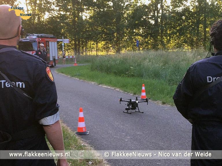 Brandweer rukt met veel materieel uit voor bosbrand