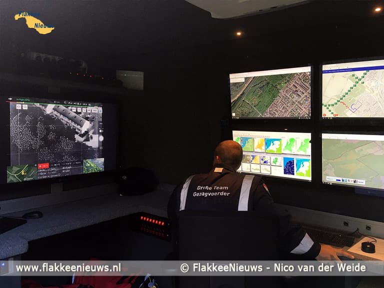Brandweer rukt met veel materieel uit voor bosbrand