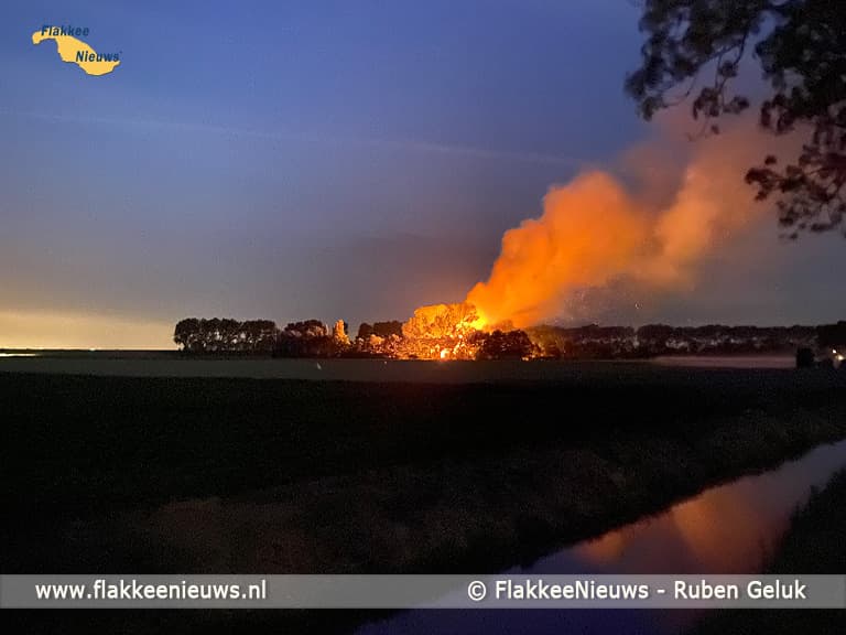Grote brand in Den Bommel