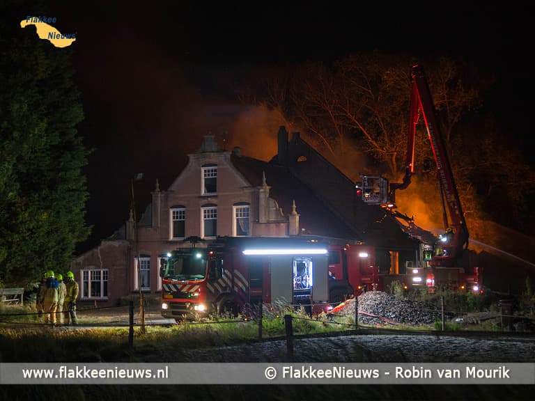 Grote brand in Den Bommel