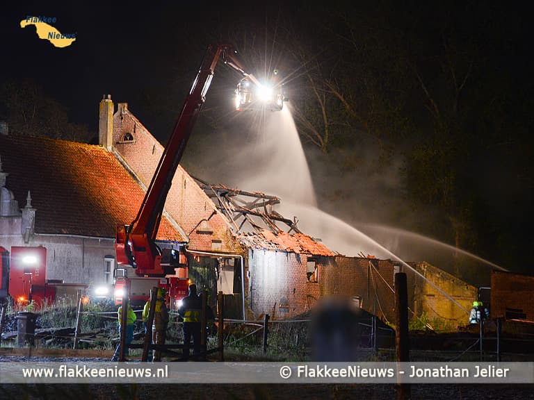 Grote brand in Den Bommel