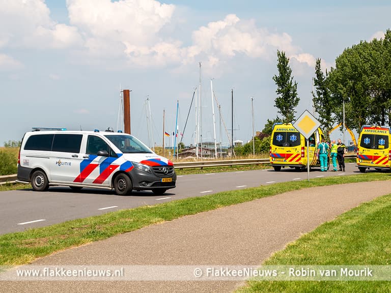 Scooterrijder ernstig gewond bij Havenhoofd Middelharnis