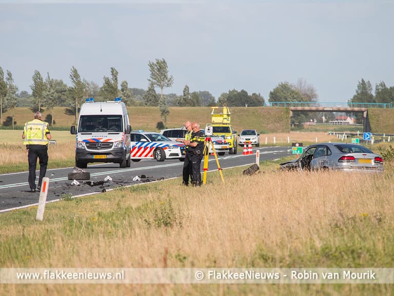 Twee gewonden bij ongeval op N59