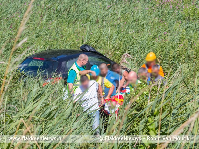 Bouwlieden schieten te hulp bij ongeval