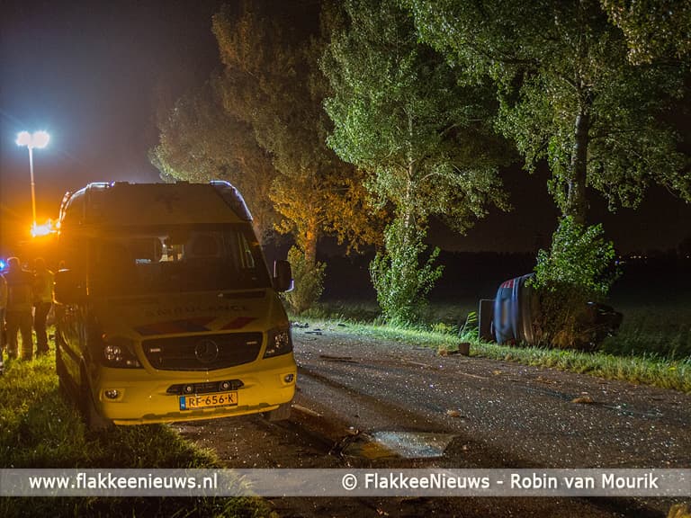 Dodelijke slachtoffers bij ongeval in polder Dirksland