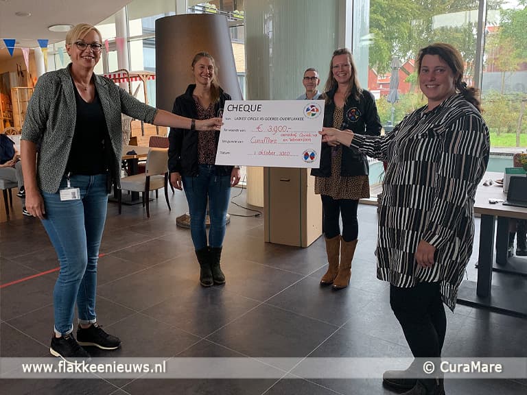 Mooie schenkingen voor welzijn bewoners De Vliedberg