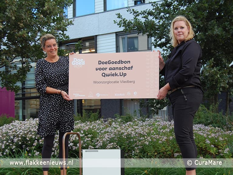 Mooie schenkingen voor welzijn bewoners De Vliedberg