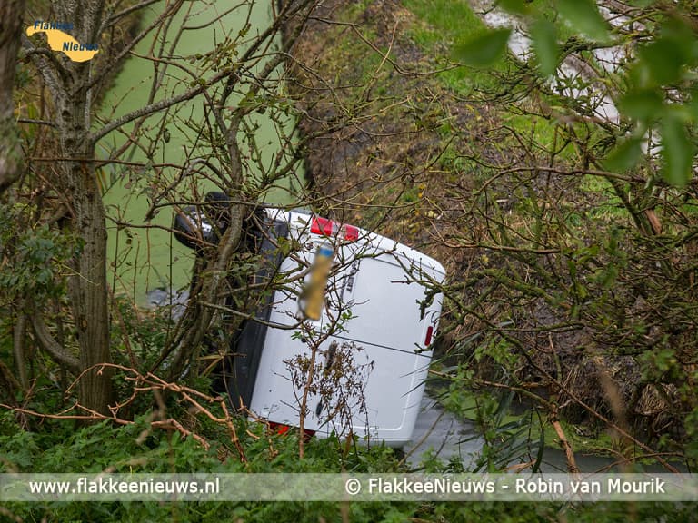 Ongeval op Oudelandsedijk Dirksland