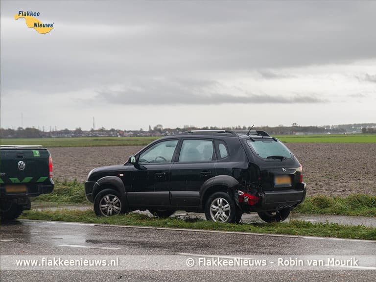 Ongeval op Oudelandsedijk Dirksland