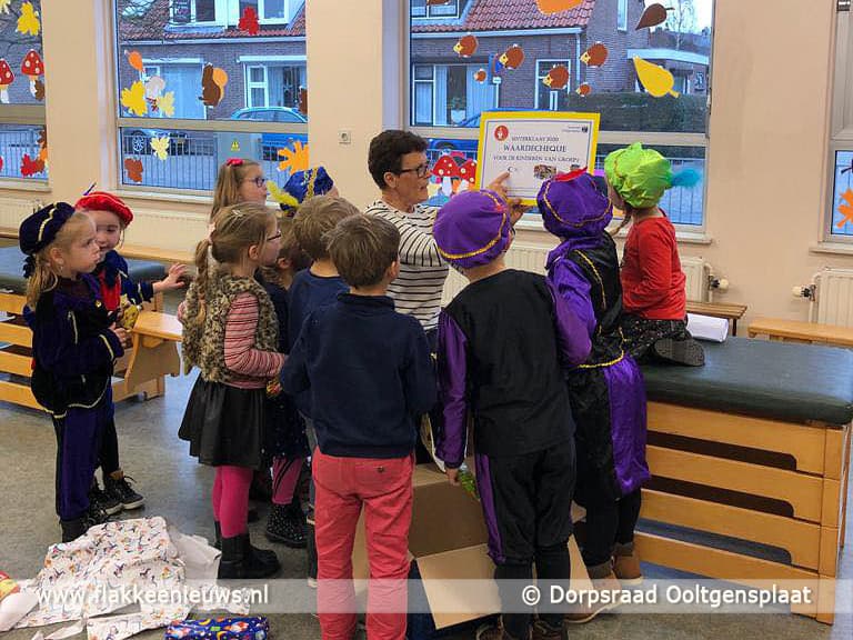 Waarde cheque met Sinterklaas