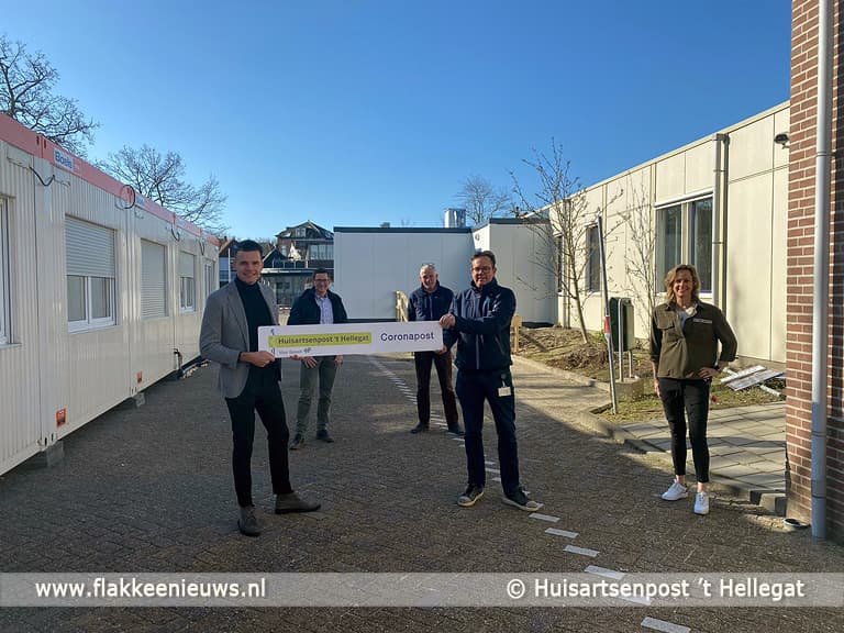 Opening coronahuisartsenpost in Dirksland