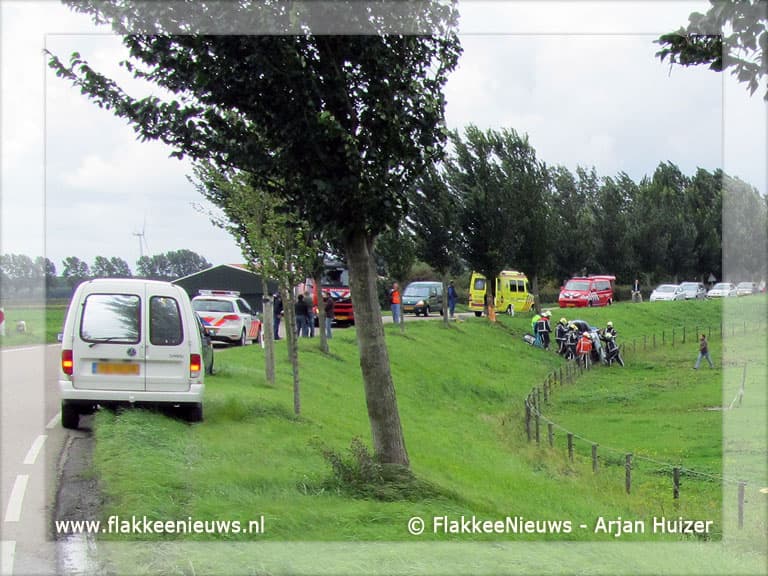 Bestuurder ernstig gewond door ongeval