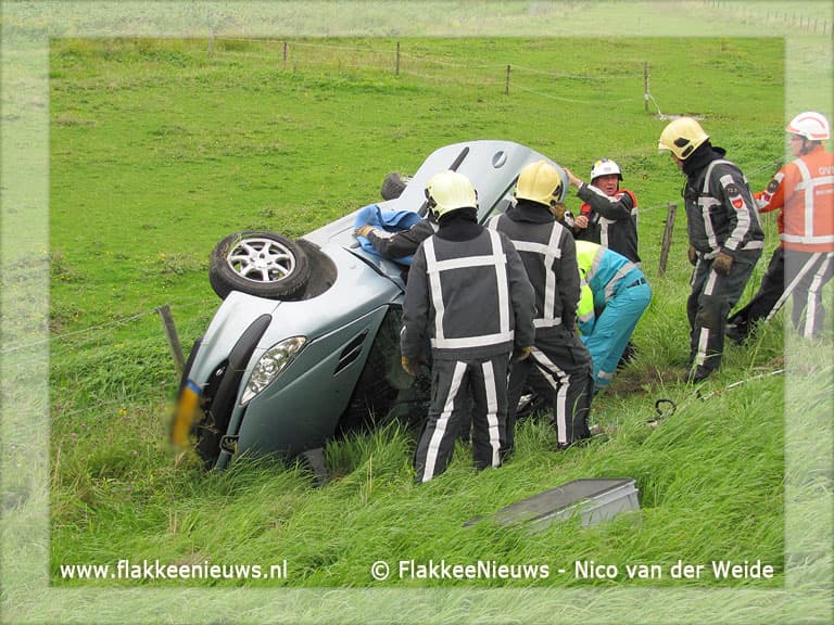 Bestuurder ernstig gewond door ongeval