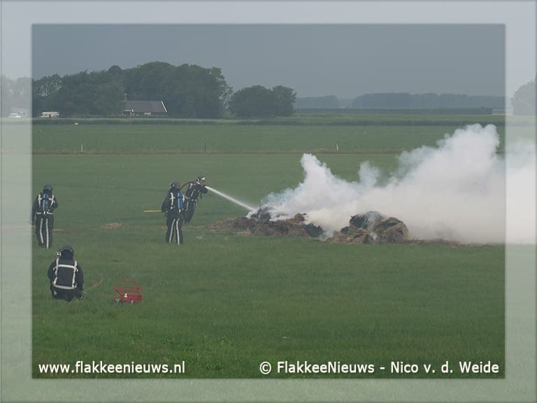 Grote brand in loods Dirksland