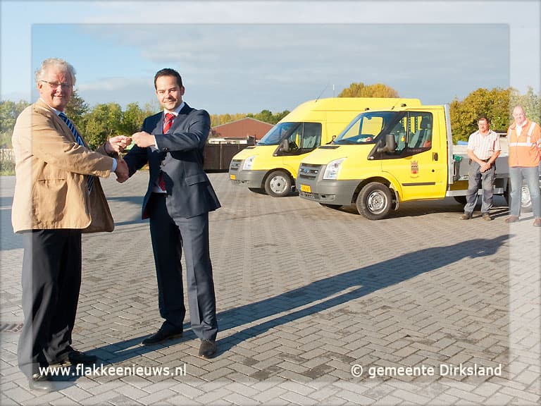 Nieuwe voertuigen voor buitendienst gemeente Dirksland