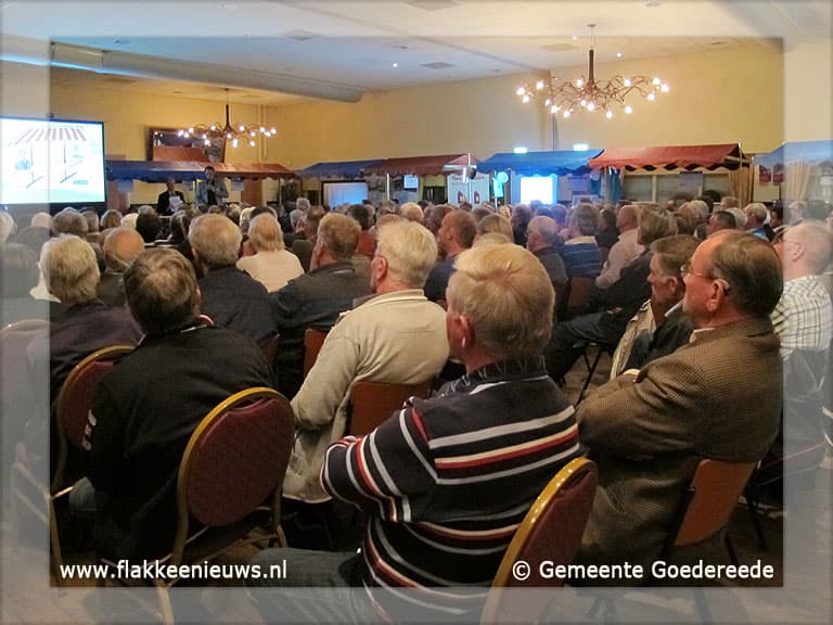 Inwonersavond gemeente Goedereede druk bezocht