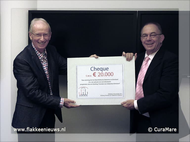 Ziekenhuis ontvangt cheque voor videokamer