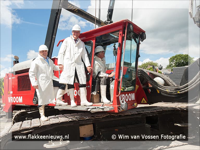 Confettiregen over Hart van Dirksland