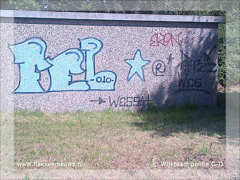 Getuigenoproep graffiti Ouddorp