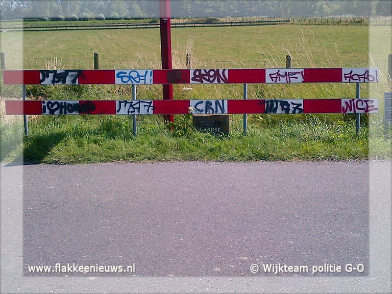 Getuigenoproep graffiti Ouddorp