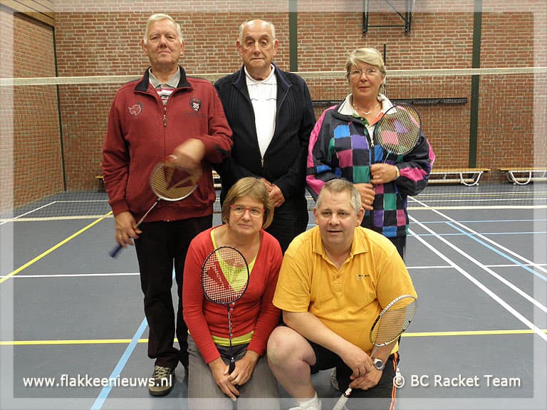 Jubilarissen bij Badmintonvereniging Racket Team