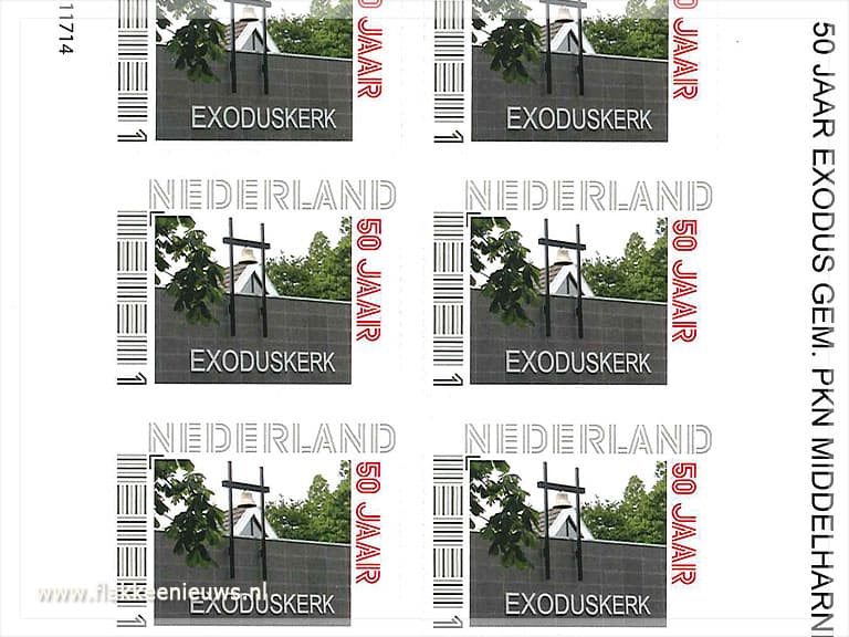 Uitgifte Exodus postzegel
