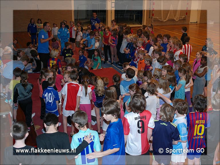 Succesvolle buurtsport met 250 enthousiaste kinderen