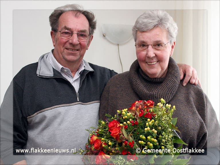 Wethouder Willy Heintjes bezoekt gouden echtpaar