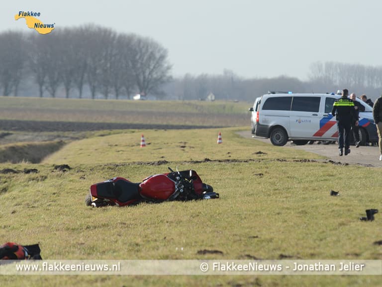 Gewonden bij aanrijding tussen motorrijder en fietser
