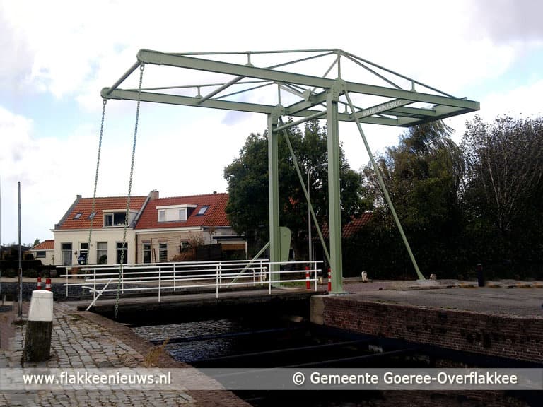 Noodbrug Vingerling Middelharnis tijdelijk dicht op 9 maart