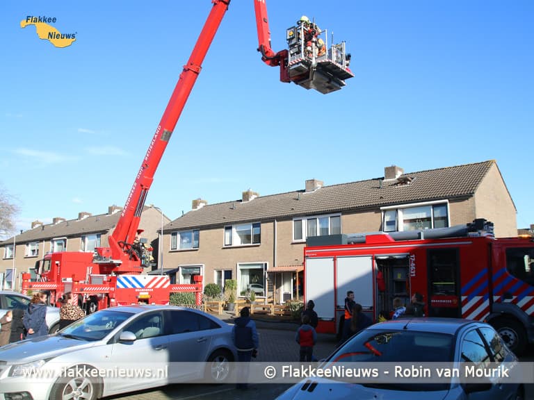 Brandweer rukt uit voor schoorsteenbrand Nieuwe-Tonge
