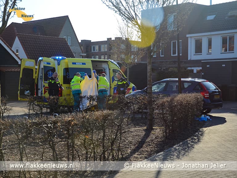 Aanrijding tussen personenauto en kind in Middelharnis