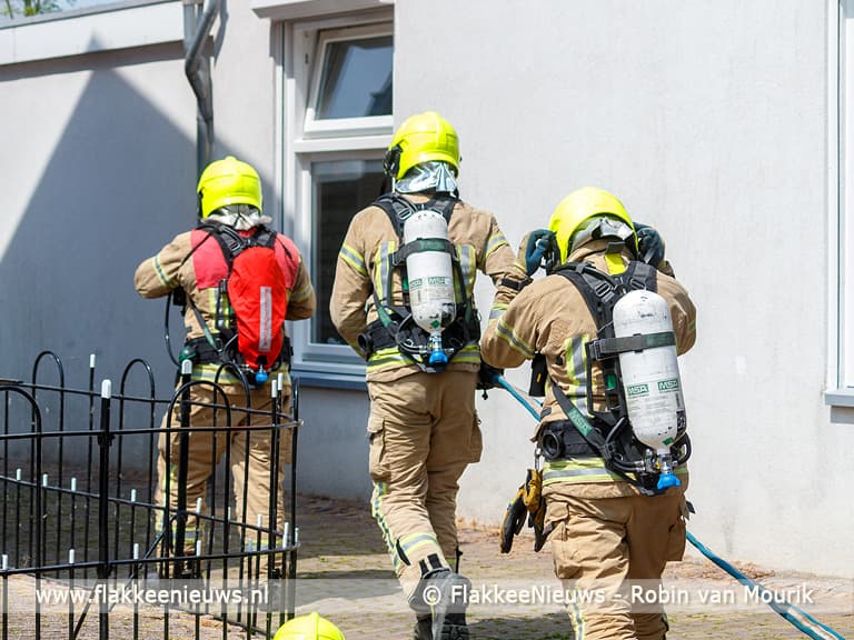Tuinhuis in brand in Dirksland