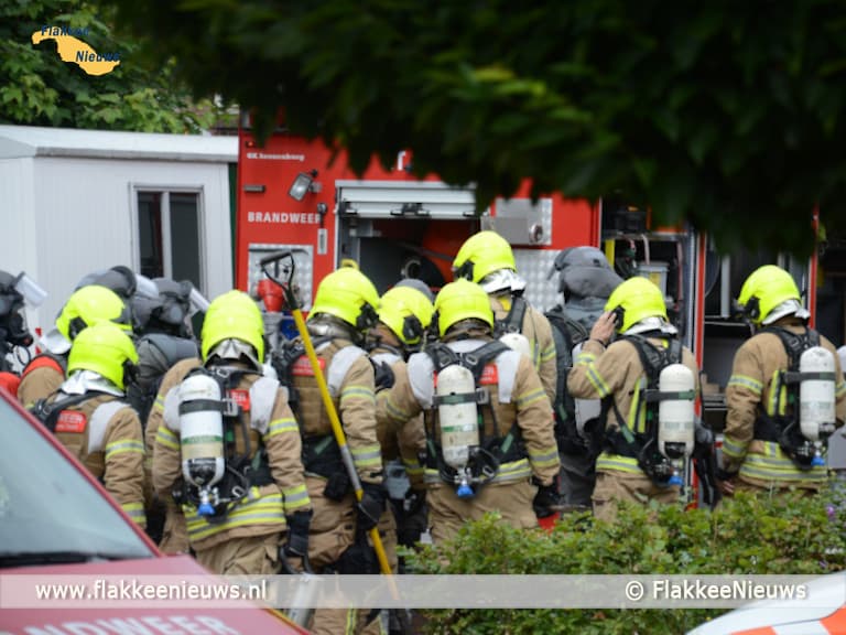 Straat in Dirksland ontruimd wegens explosiegevaar