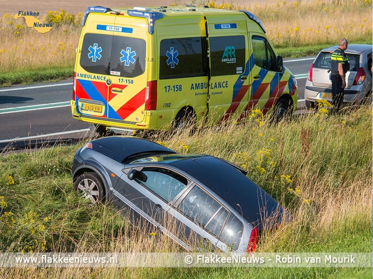 Aanrijding met gewonde op N59