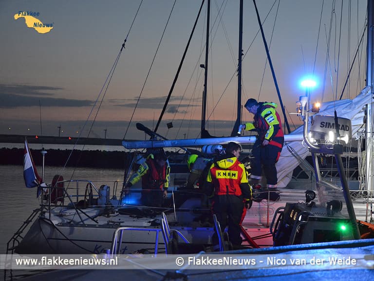 Brand op zeiljacht in Stellendam