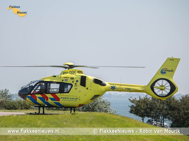 Scooterrijder ernstig gewond bij ongeval nabij N57